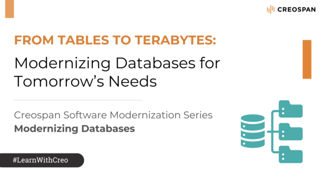 From Tables to Terabytes: Modernizing Databases for Tomorrow's Needs